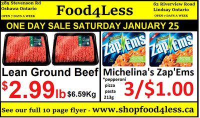 Food 4 Less Flyer January 24 to 30