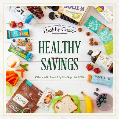 Freson Bros. Healthy Savings Flyer July 31 to September 24