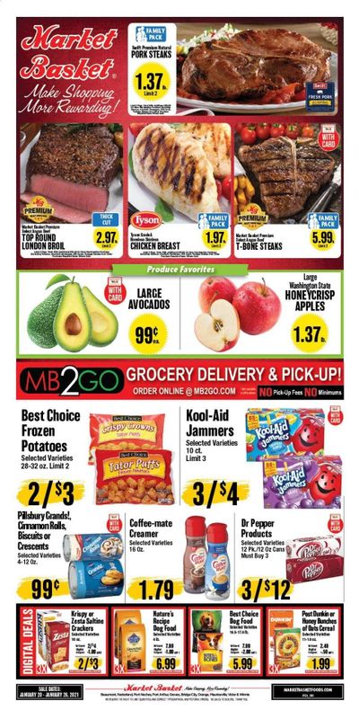Market Basket (LA, TX) Weekly Ad Flyer January 20 to January 26