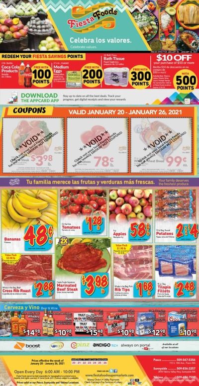 Fiesta Foods SuperMarkets Weekly Ad Flyer January 20 to January 26