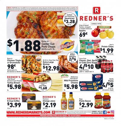 Redner's Markets Weekly Ad Flyer January 21 to January 27