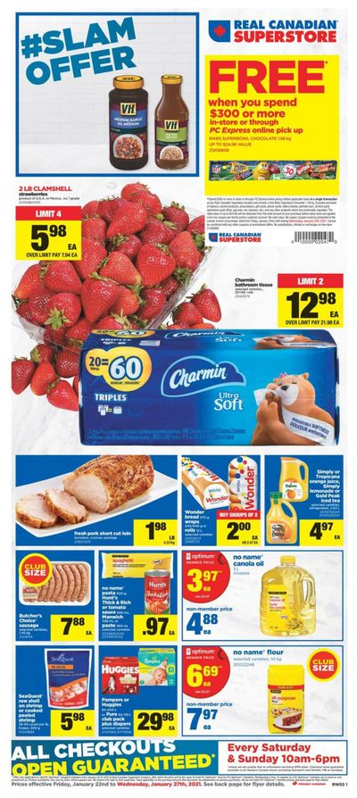 Real Canadian Superstore (West) Flyer January 22 to 27