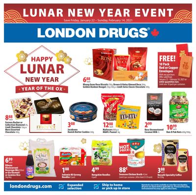 London Drugs Lunar New Year Event Flyer January 22 to February 14