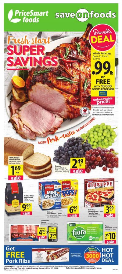 PriceSmart Foods Flyer January 21 to 27