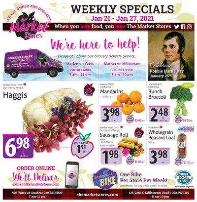 The Market Stores Flyer January 21 to 27