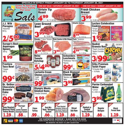 Sal's Grocery Flyer January 22 to 28