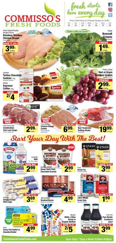 Commisso's Fresh Foods Flyer January 22 to 28