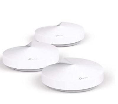 TP-Link Deco Whole Home Mesh WiFi System – Up to 5,500 Sq. Ft. Coverage, WiFi Router/WiFi Extender Replacement, AC1300 Gigabit Ports, Parental Controls/Anitivirus, Seamless Roaming (Deco M5 3-Pack) For $199.99 At Amazon Canada