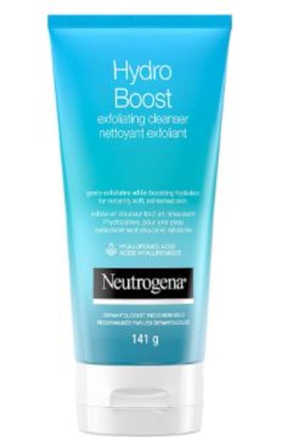 Neutrogena Hydro Boost Face With Hyaluronic Acid and Aha, Exfoliating Face Scrub, 141g For $8.24 At Amazon Canada
