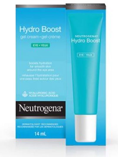 Neutrogena Hydro Boost Gel Eye Cream with Hyaluronic Acid, Under Eye Cream, Unscented, 14 mL For $17.97 At Amazon Canada