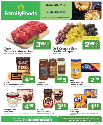 Family Foods Flyer January 22 to 28