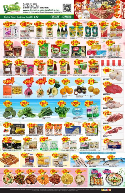 Btrust Supermarket (Mississauga) Flyer January 22 to 28