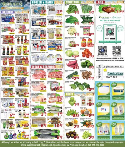 Oceans Fresh Food Market (Mississauga) Flyer January 22 to 28
