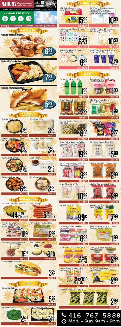 Nations Fresh Foods (Toronto) Flyer January 22 to 28
