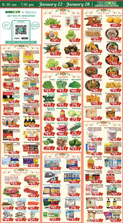 Nations Fresh Foods (Mississauga) Flyer January 22 to 28