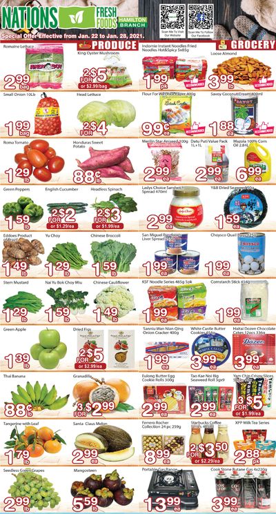 Nations Fresh Foods (Hamilton) Flyer January 22 to 28