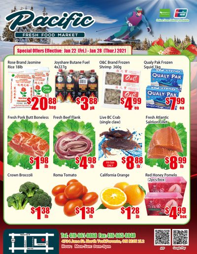 Pacific Fresh Food Market (North York) Flyer January 22 to 28