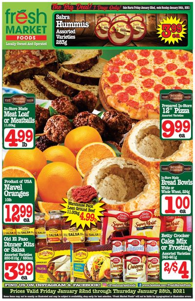 Fresh Market Foods Flyer January 22 to 28