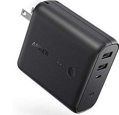 Anker PowerCore Fusion 5000 2-in-1 Portable Charger and Wall Charger, AC Plug with 5000mAh Capacity, PowerIQ Technology, for iPhone, iPad, Android, Samsung Galaxy and More For $29.99 At Amazon Canada