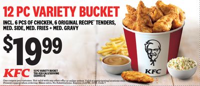 KFC Canada New Mailer Coupons: 2 Pieces of Chicken, Popcorn, Fries and Cookie for $5.00 + More Coupons Deals