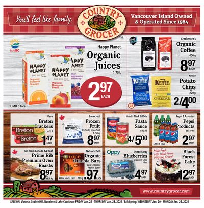 Country Grocer Flyer January 22 to 28