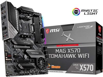 MSI MAG X570 TOMAHAWK WIFI AM4 AMD X570 SATA 6Gb/s ATX AMD Motherboard On Sale for $279.00 (Save $40.00) at Newegg Canada