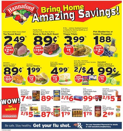 Hannaford (NY) Weekly Ad Flyer January 24 to January 30