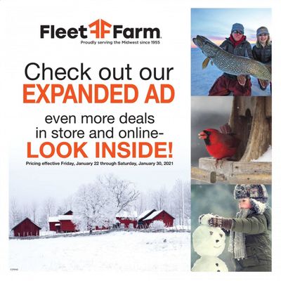 Fleet Farm Weekly Ad Flyer January 22 to January 30