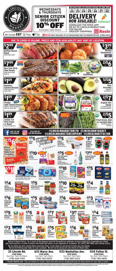 Lincoln Market Weekly Ad Flyer January 22 to January 28, 2021