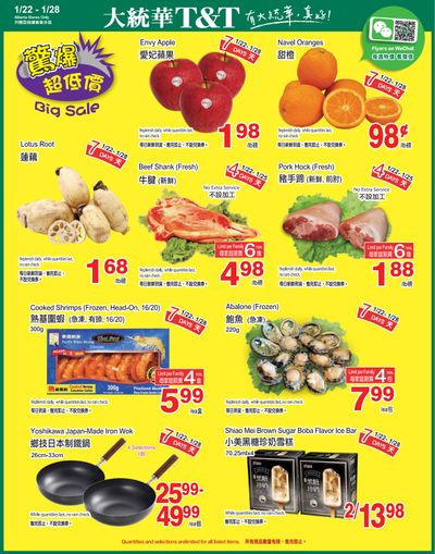 T&T Supermarket (AB) Flyer January 22 to 28