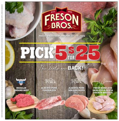Freson Bros. Flyer January 22 to 28