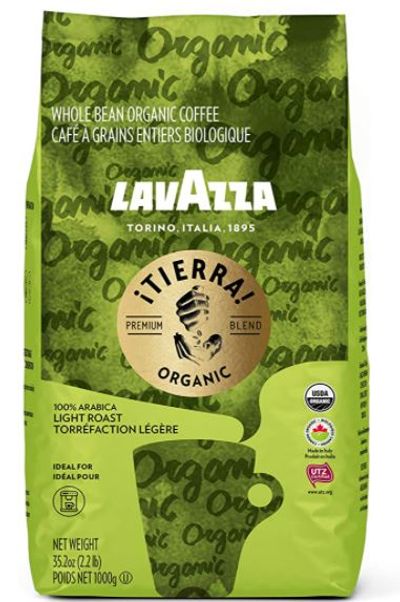 Lavazza Tierra Organic, 1000 grams (Packaging May Vary) For $16.99 At Amazon Canada