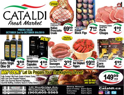 Cataldi Fresh Market Flyer October 2 to 8