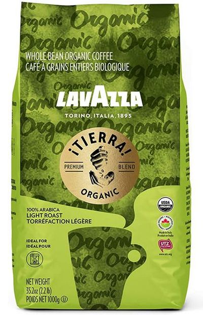 Lavazza Tierra Organic, 1000 grams (Packaging May Vary)  for $16.99 at Amazon Canada