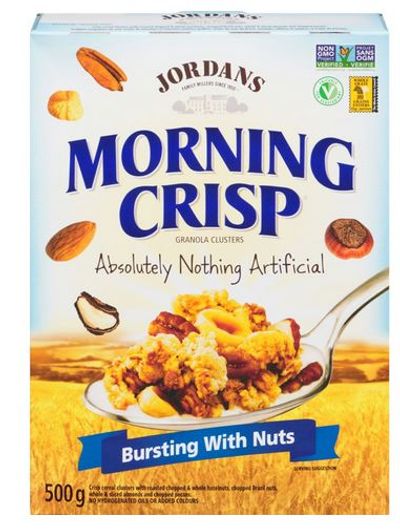 Morning Crisp Granola Clusters Bursting with Nuts for $3.97 at No Frills Canada