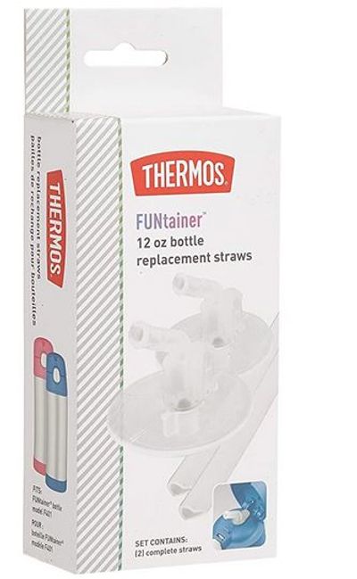 Thermos Replacement Straws for 12 Ounce Funtainer Bottle, Clear for $2.97 at Amazon Canada