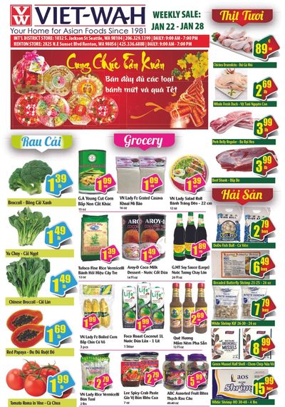 Viet-Wah Weekly Ad Flyer January 22 to January 28, 2021