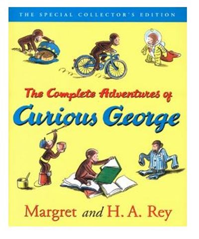 The Complete Adventures of Curious George Kindle Edition for $1.99 at Amazon Canada