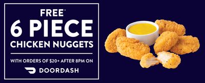 Harvey’s Canada Promotions: Get FREE 6 PC Chicken Nuggets with an Order of $20 After 8:00 pm