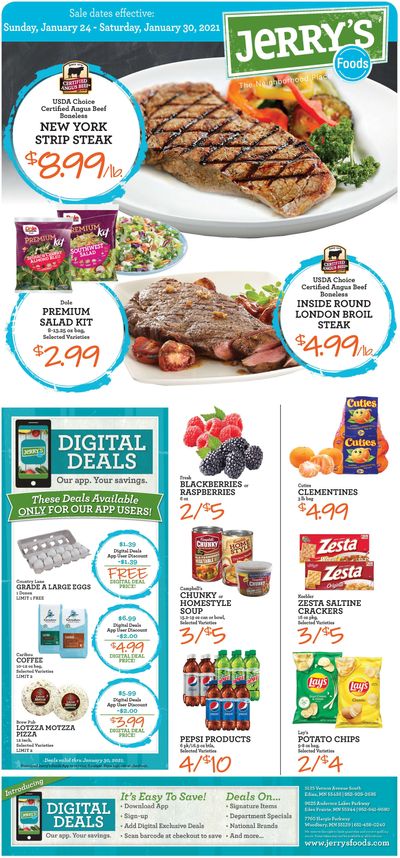 Jerry's Food Weekly Ad Flyer January 24 to January 30, 2021
