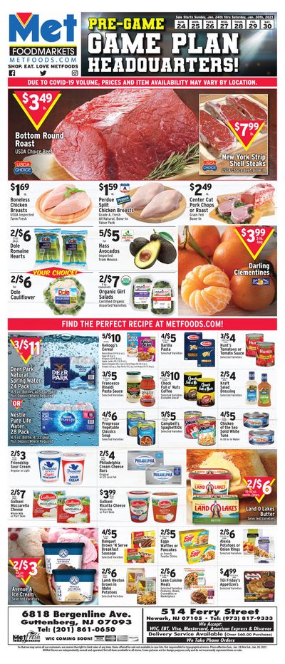 Met Foodmarkets Weekly Ad Flyer January 24 to January 30, 2021