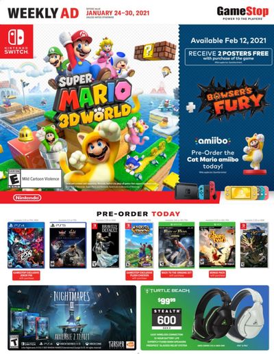 GameStop Weekly Ad Flyer January 24 to January 30