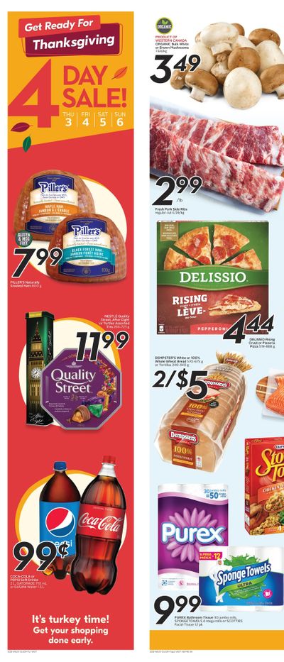Sobeys (West) Flyer October 3 to 9