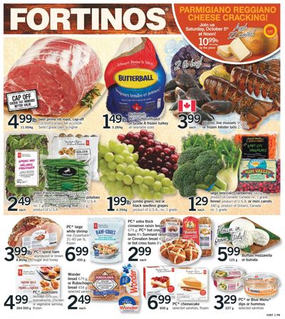 Fortinos Flyer October 3 to 9