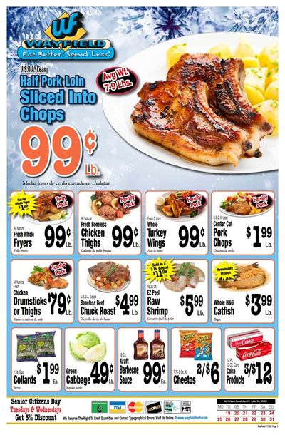 Wayfield Foods Weekly Ad Flyer January 19 to January 31, 2021