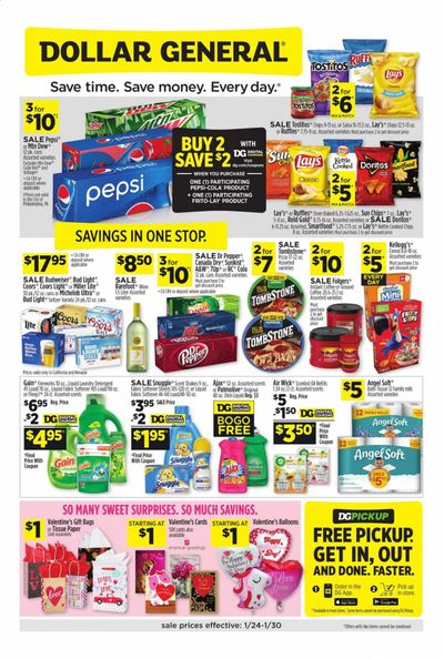 Dollar General (CA, NV) Weekly Ad Flyer January 24 to January 30