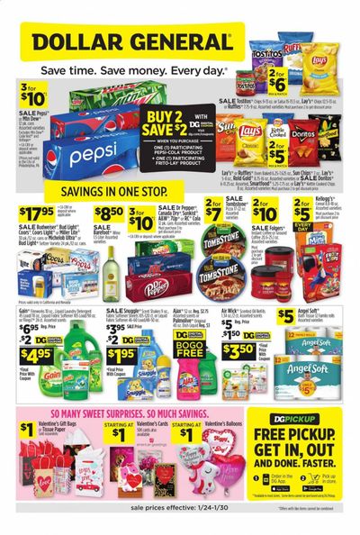 Dollar General (CA, NV) Weekly Ad Flyer January 24 to January 30