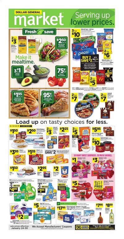 Dollar General (CA) Weekly Ad Flyer January 24 to January 30