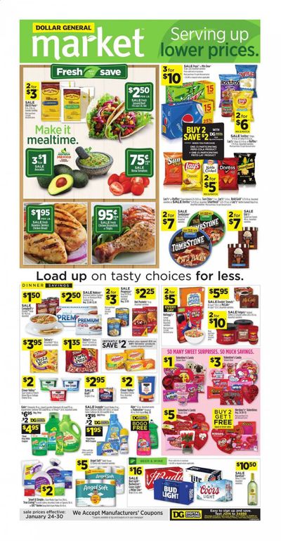 Dollar General (LA) Weekly Ad Flyer January 24 to January 30