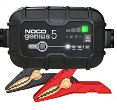 NOCO GENIUS5, 5-Amp Fully-Automatic Smart Charger, 6V And 12V Battery Charger, Battery Maintainer, Trickle Charger, And Battery Desulfator With Temperature Compensation For $91.99 At Amazon Canada
